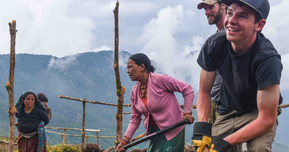 Matt Moniz is helping Nepal recover from the earthquake that… Huck(02)