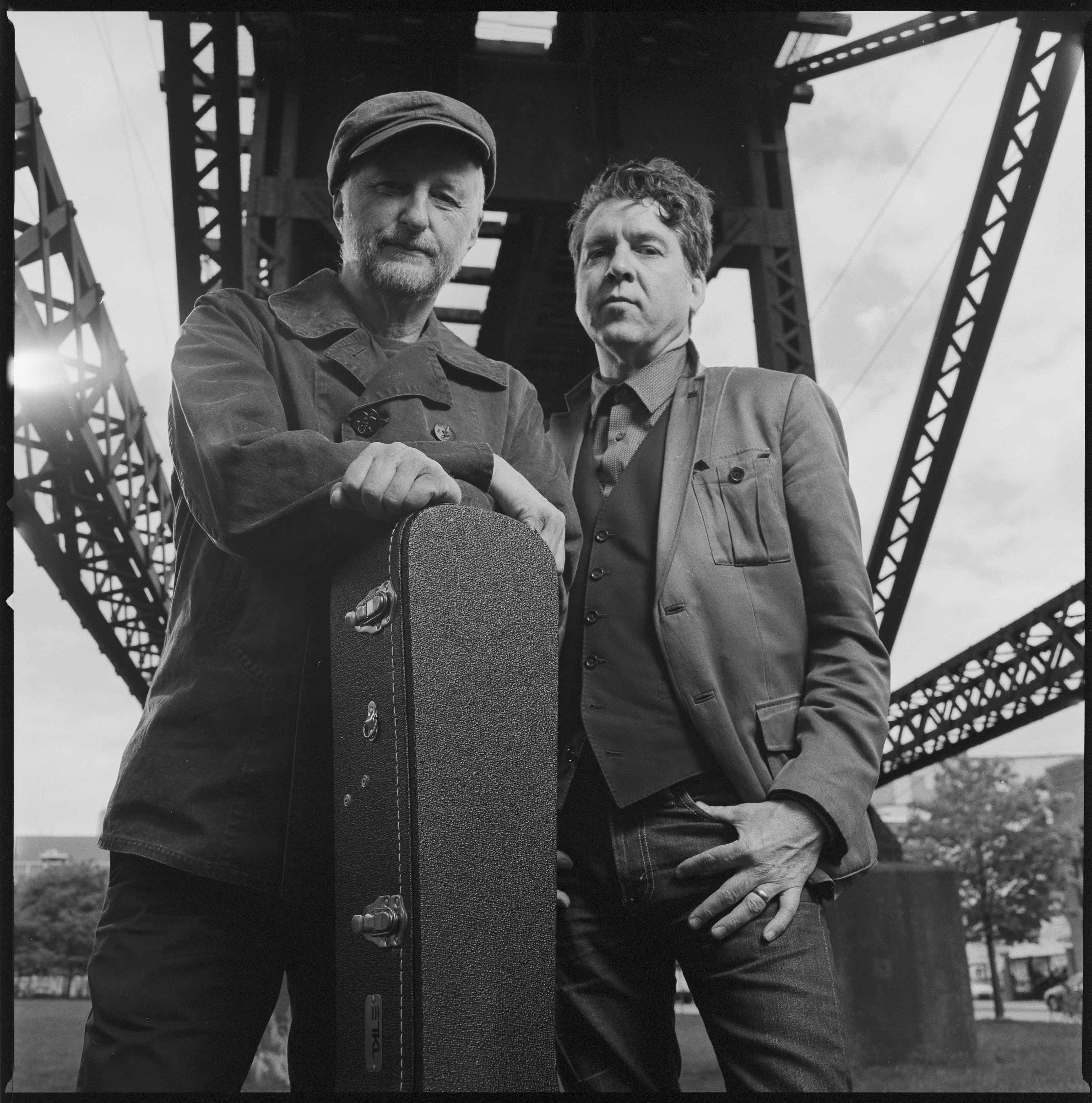 May 19th, 2016 - Billy Bragg and Joe Henry photographed in Philadelphia.