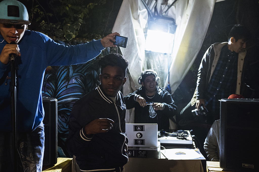 Recording a new videoclip