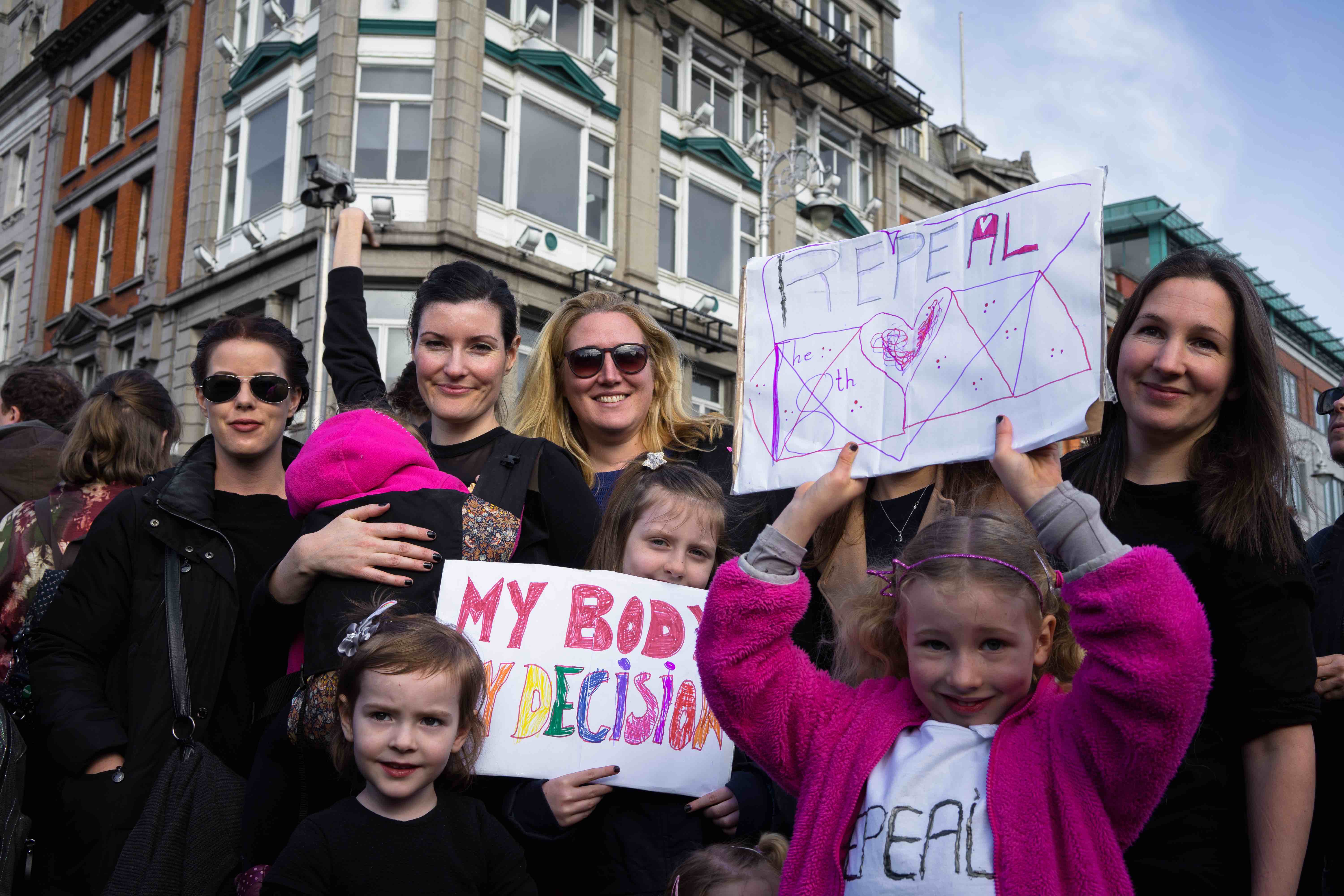 Aoife Cox and her family