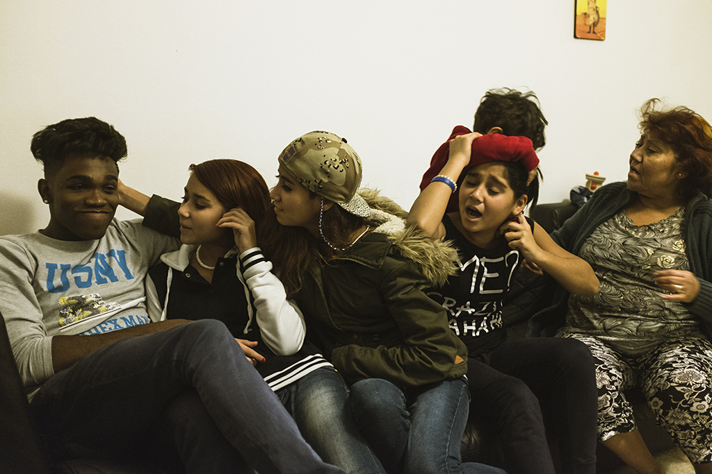 Vinkee Black  at los Salvadorenos' house