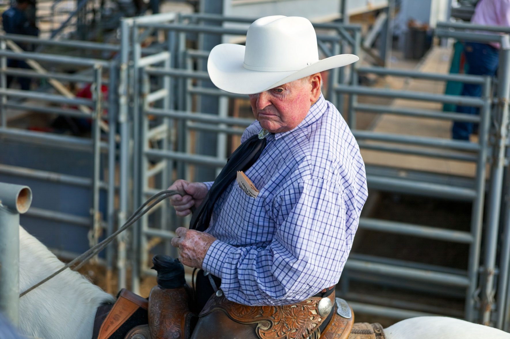 Supervisor at the rodeo, Brawley.