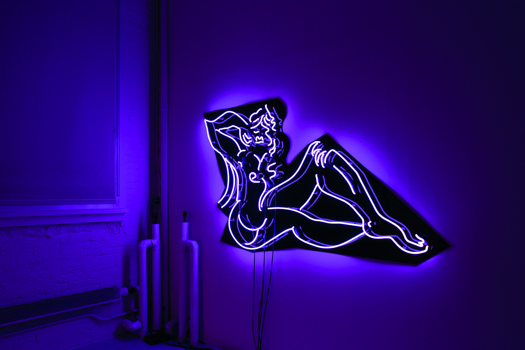 Mira Dancy, Call from Violet 2015, Installation view of Greater New York at MoMA PS1, 2015. © 2015 MoMA PS1; Photo Pablo Enriquez.