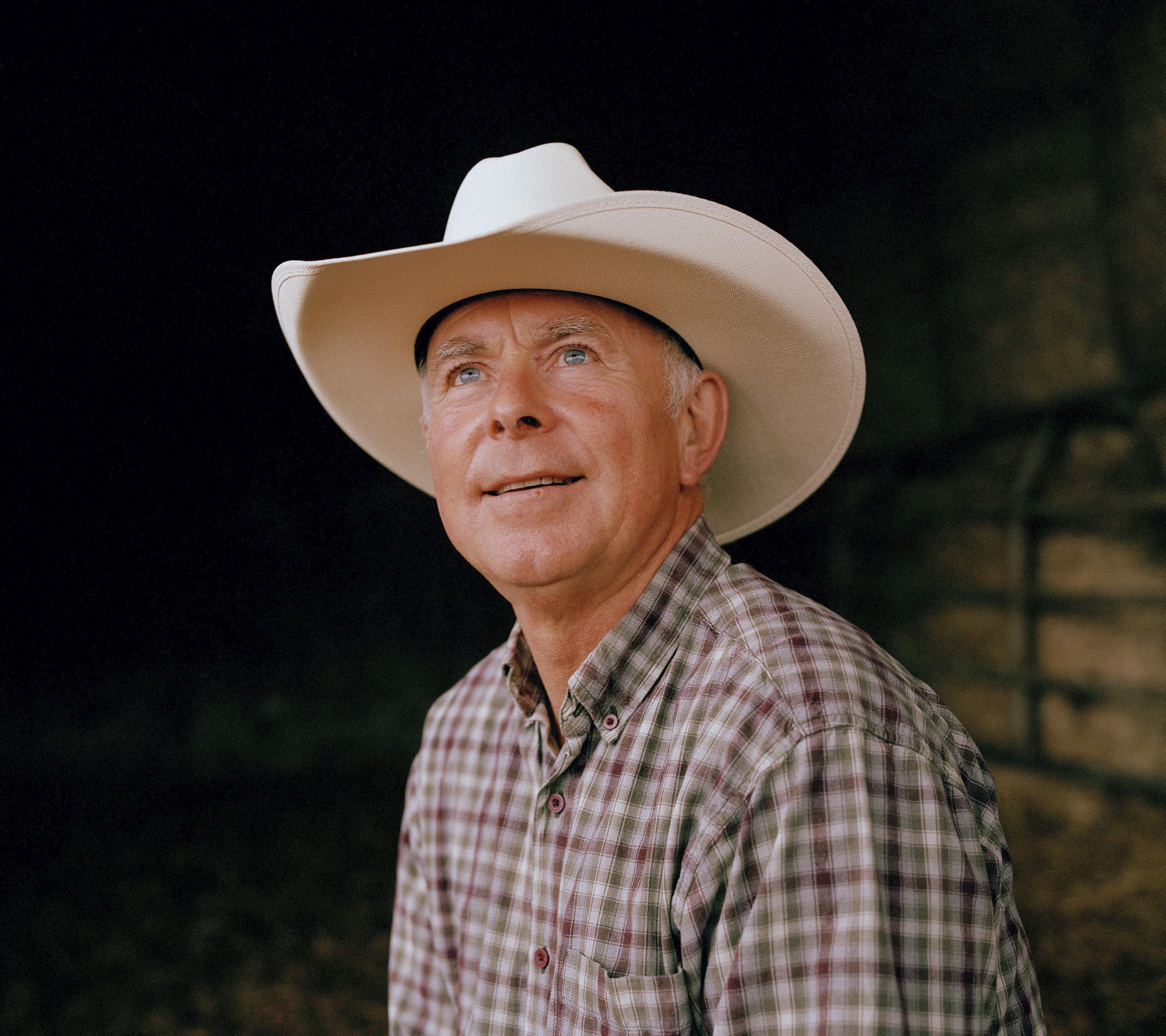 A portrait of western rider Nick Michelle