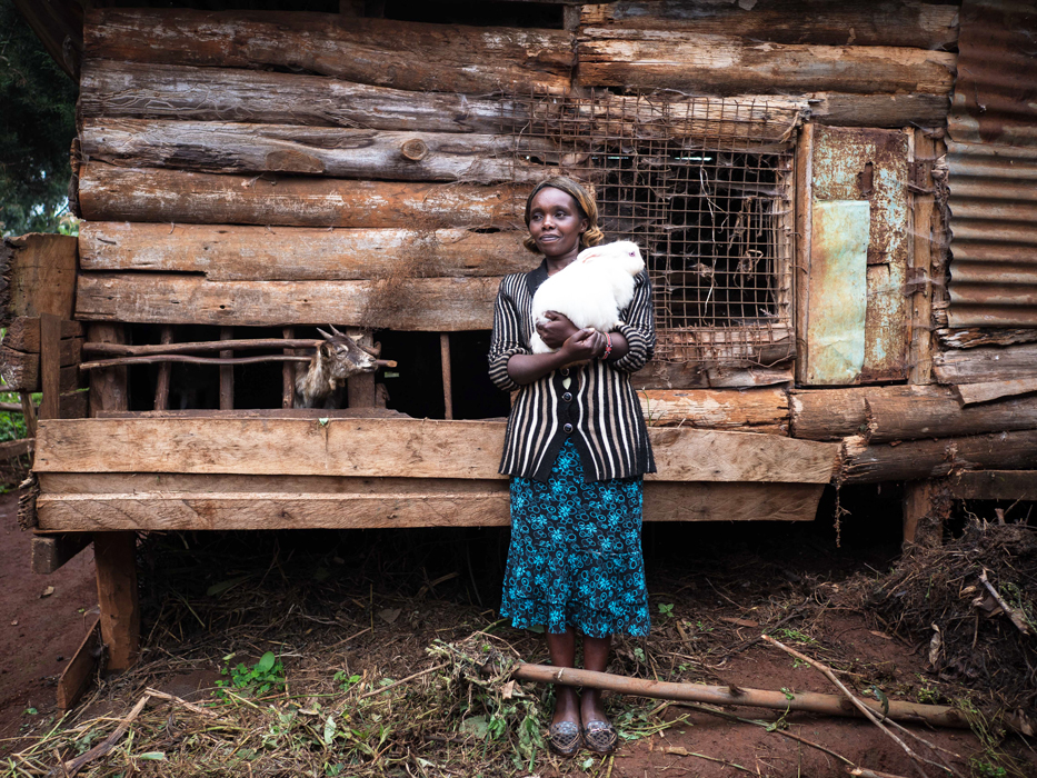 Florence Wanja, 35, tea farmer and hairdresser. "One day he hit me in front of strangers. That’s when I decided I should go back to my parents' [place] and look for a different future. It’s a hard step to take among us Kikuyu. Going back to your parents is frowned on if the husband has paid the bride wealth and you already have your own household... We haven’t seen each other since the separation. I think about it, but I don’t want him to know that. He says he’s going to stop drinking. I don’t really believe it, but all the same I hope we’ll have a future together. That’s just how I feel."