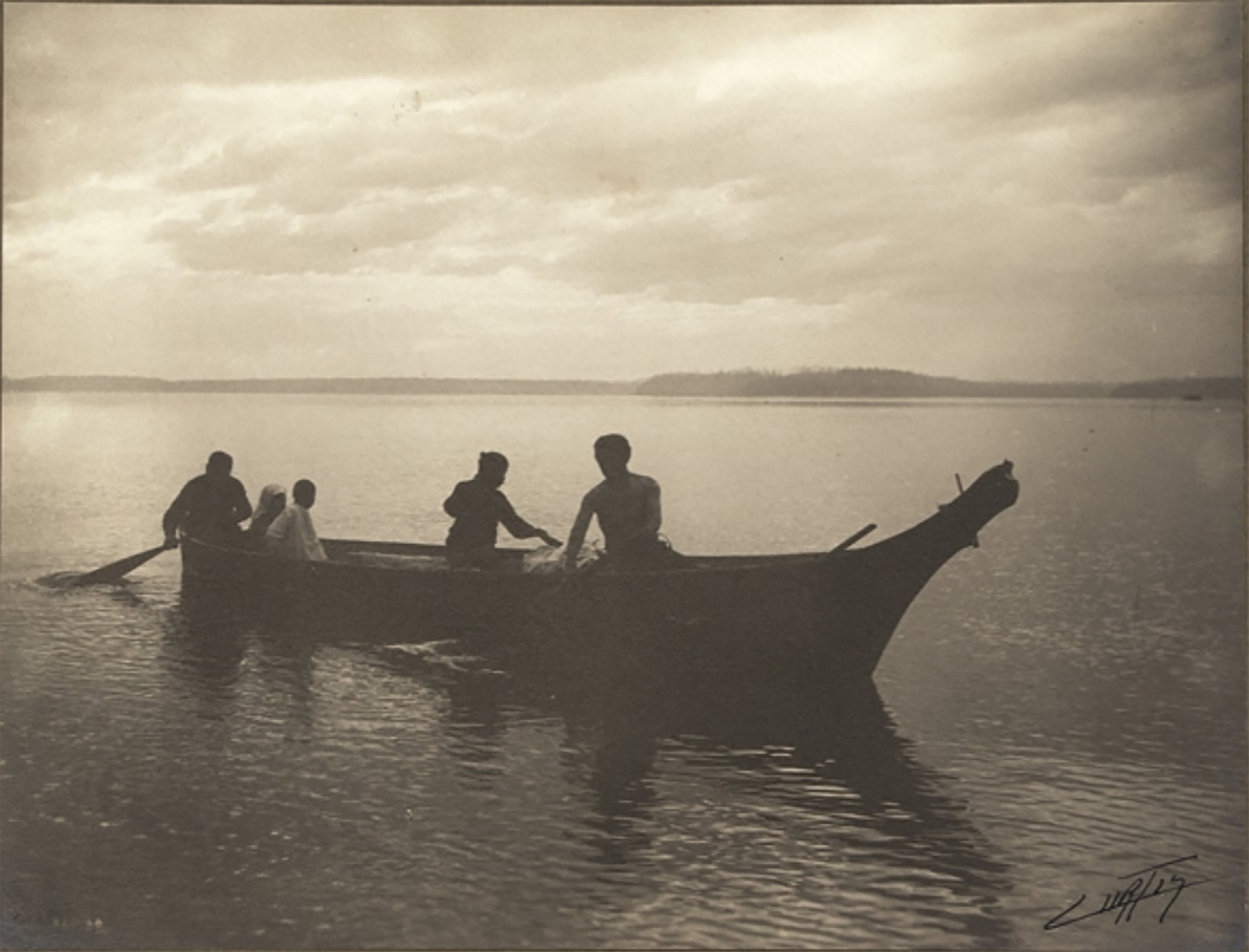 Homeward, Edward S. Curtis